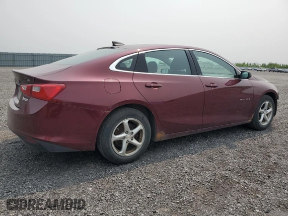 2016 Chevrolet Malibu LS z VIN 1G1ZB5ST3GF331709, wystawiony jako Copart lot #59382975 z przebiegiem 158 910 mil mil oraz Szkoda całkowita • Salvage title. Historia ofert i sprzedaży dostępna na DreamBid. Obrazek 3.