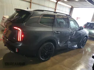 2024 Kia Telluride SX Prestige X-Line with VIN 5XYP5DGC2RG522580, listed as a Copart auction lot 54481275 with 14,066 mi miles and Salvage title. Bid and sale history available at DreamBid. Image 3.