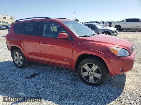 2007 Toyota RAV4 Sport with VIN JTMBD32V475111266, listed as a Copart auction lot 52292615 with 112,503 mi miles and Salvage Title. Bid and sale history available at carsss.com. Image 4.