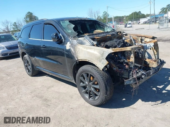 2017 Dodge Durango GT with VIN 1C4RDJDG2HC924037, listed as a IAAI auction lot 41794021 with Not Provided miles and . Bid and sale history available at carsss.com. Image 1.