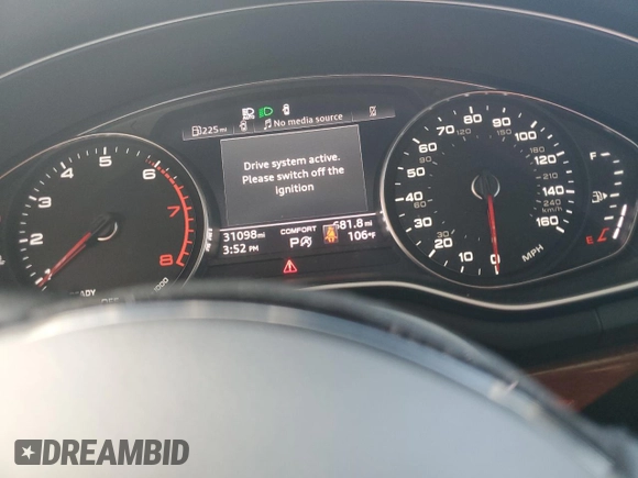 2022 Audi A5 Sportback Premium with VIN WAUABCF57NA019646, listed as a Copart auction lot 69119954 with 31,098 mi miles and Salvage Title. Bid and sale history available at carsss.com. Image 9.