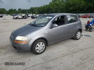 2008 Chevrolet Aveo LS with VIN KL1TD66668B250317, listed as a Copart auction lot 62745685 with Not provided miles and Salvage title. Bid and sale history available at DreamBid. Image 1.