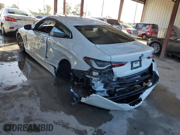 2023 BMW 4 Series 430i with VIN WBA53AP08PCL64956, listed as a Copart auction lot 69304102 with 197 mi miles and . Bid and sale history available at DreamBid. Image 2.