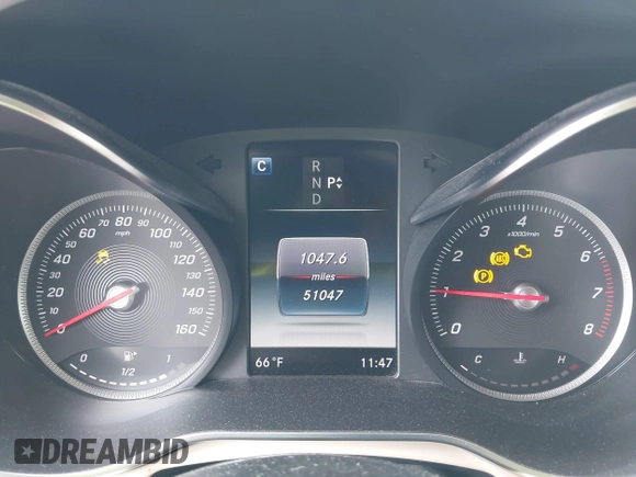 2019 Mercedes-Benz GLC 300 with VIN WDC0G4JB0KF670869, listed as a IAAI auction lot 42106326 with 51,047 mi miles and . Bid and sale history available at DreamBid. Image 7.