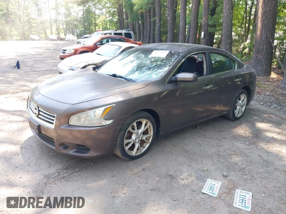 2012 Nissan Maxima S with VIN 1N4AA5AP1CC809218, listed as a IAAI auction lot 42577951 with 98,508 mi miles and . Bid and sale history available at DreamBid. Image 2.