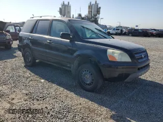 2005 Honda Pilot EX-L with VIN 2HKYF18565H550322, listed as a Copart auction lot 51981245 with 244,692 mi miles and Clean Title. Bid and sale history available at carsss.com. Image 4.