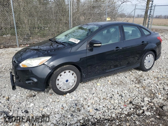 2014 Ford Focus SE with VIN 1FADP3F28EL383303, listed as a Copart auction lot 51874625 with 99,472 mi miles and Salvage Title. Bid and sale history available at carsss.com. Image 1.