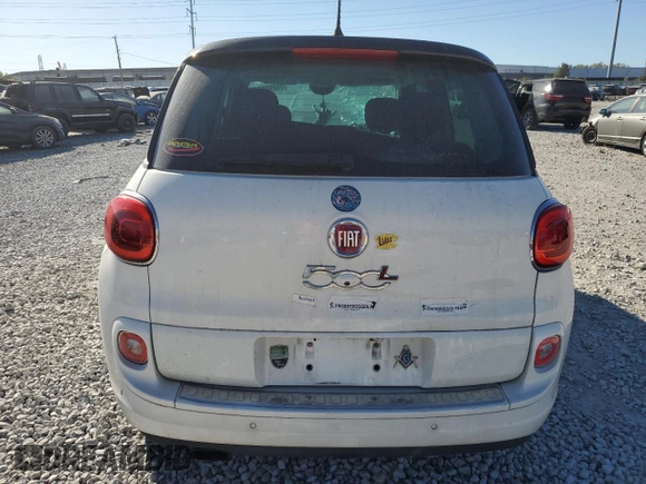 2014 FIAT 500L Easy with VIN ZFBCFABH3EZ027882, listed as a Copart auction lot 75265864 with 52,817 mi miles and Salvage Title. Bid and sale history available at carsss.com. Image 6.