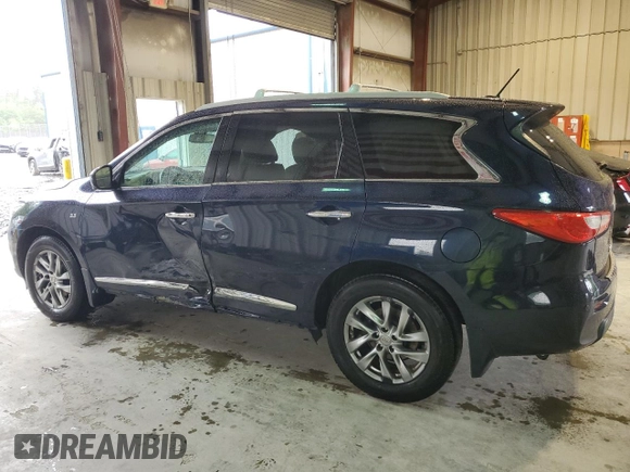 2015 Infiniti QX60 with VIN 5N1AL0MM6FC556695, listed as a Copart auction lot 56818345 with 139,502 mi miles and Salvage title. Bid and sale history available at DreamBid. Image 2.