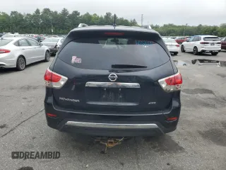 2016 Nissan Pathfinder SV with VIN 5N1AR2MM9GC645513, listed as a Copart auction lot 59592645 with 219,926 mi miles and Salvage title. Bid and sale history available at DreamBid. Image 6.