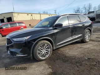 2022 Acura MDX w/Advance Package with VIN 5J8YE1H87NL041382, listed as a Copart auction lot 47290425 with 46,171 mi miles and Salvage Title. Bid and sale history available at carsss.com. Image 1.