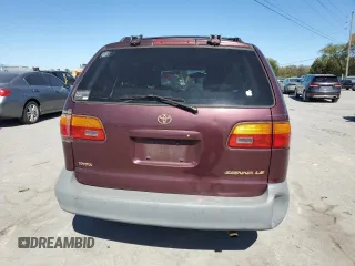 1998 Toyota Sienna LE with VIN 4T3ZF13C6WU021800, listed as a Copart auction lot 50575625 with 225,106 mi miles and Salvage Title. Bid and sale history available at DreamBid. Image 6.