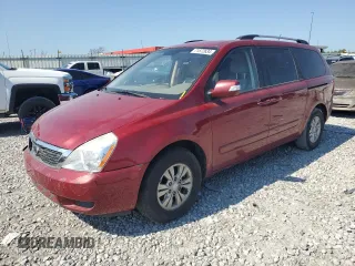 2011 Kia Sedona LX with VIN KNDMG4C77B6388700, listed as a Copart auction lot 71572634 with 169,016 mi miles and Salvage Title. Bid and sale history available at carsss.com. Image 1.