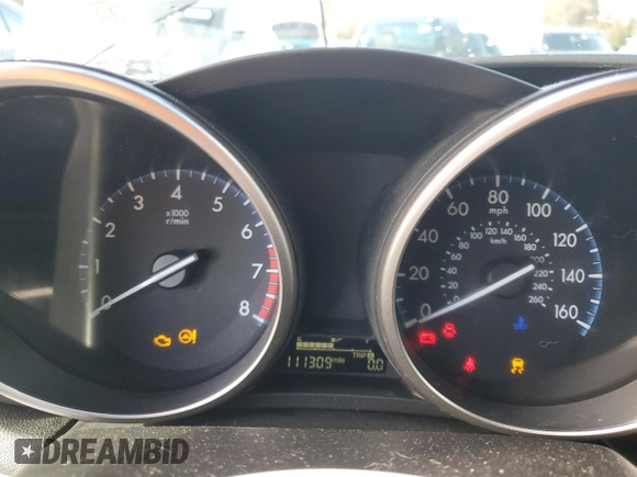 2012 Mazda 3 i Touring with VIN JM1BL1V88C1597739, listed as a Copart auction lot 86555454 with 111,309 mi miles and Salvage Title. Bid and sale history available at DreamBid. Image 9.