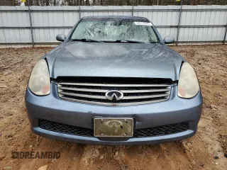 2005 Infiniti G35 Sedan with VIN JNKCV51E55M209609, listed as a Copart auction lot 44210765 with Not Provided miles and Salvage Title. Bid and sale history available at carsss.com. Image 5.