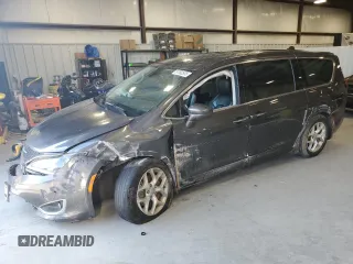 2018 Chrysler Pacifica Touring Plus with VIN 2C4RC1FG7JR109121, listed as a Copart auction lot 57502535 with 152,757 mi miles and Salvage title. Bid and sale history available at DreamBid. Image 1.