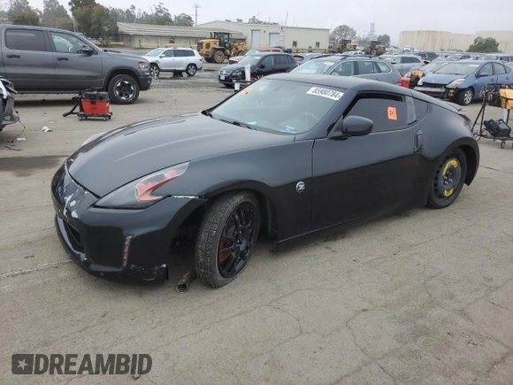 2017 Nissan 370Z with VIN JN1AZ4EH0HM953203, listed as a Copart auction lot 85980784 with 46,276 mi miles and Salvage title. Bid and sale history available at DreamBid. Image 1.