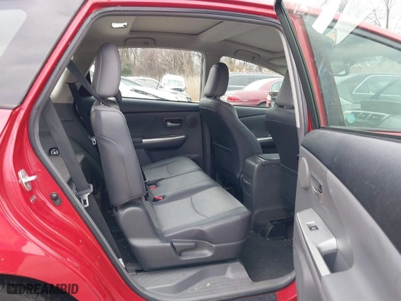 2012 Toyota Prius v Two with VIN JTDZN3EU3C3012636, listed as a IAAI auction lot 41485685 with 186,053 mi miles. Bid and sale history available at carsss.com. Image 8.