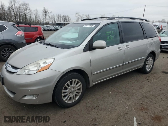 2008 Toyota Sienna XLE with VIN 5TDBK22C58S014426, listed as a Copart auction lot 43171605 with 180,286 mi miles and Salvage Title. Bid and sale history available at carsss.com. Image 1.