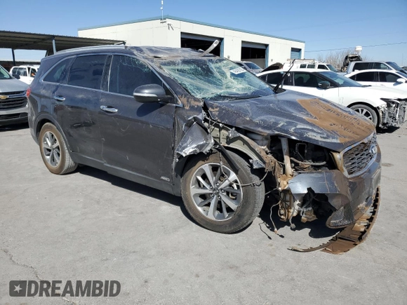 2019 Kia Sorento EX with VIN 5XYPHDA5XKG464435, listed as a Copart auction lot 48409705 with 119,107 mi miles and Salvage Title. Bid and sale history available at DreamBid. Image 4.