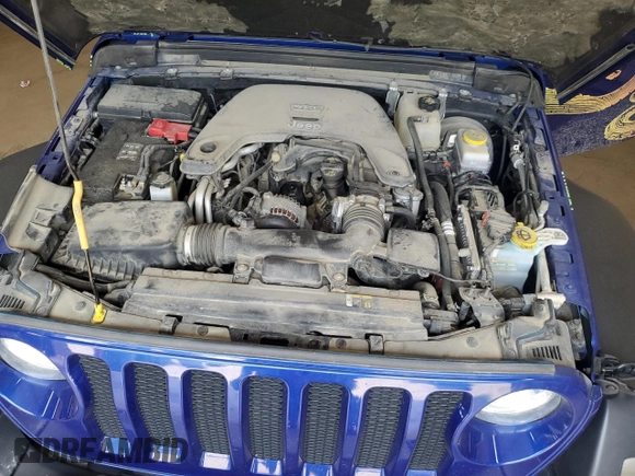 2019 Jeep Wrangler Unlimited Sport S with VIN 1C4HJXDG3KW504073, listed as a Copart auction lot 59037655 with 80,523 mi miles and Salvage title. Bid and sale history available at DreamBid. Image 11.