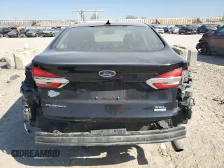 2020 Ford Fusion SEL with VIN 3FA6P0CDXLR117180, listed as a Copart auction lot 48495565 with 100,377 mi miles and Salvage title. Bid and sale history available at DreamBid. Image 6.