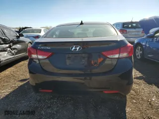 2013 Hyundai Elantra GLS PZEV with VIN 5NPDH4AE1DH443696, listed as a Copart auction lot 75536274 with 174,892 mi miles and Salvage Title. Bid and sale history available at carsss.com. Image 6.