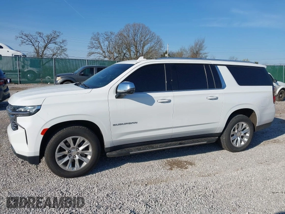 2022 Chevrolet Suburban Premier with VIN 1GNSCFKDXNR121180, listed as a IAAI auction lot 41833036 with 86,085 mi miles and . Bid and sale history available at DreamBid. Image 14.
