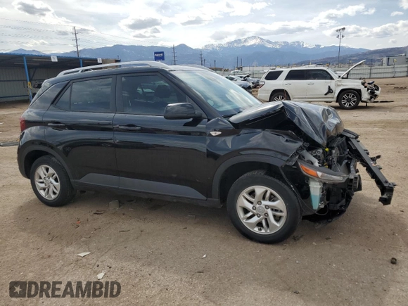 2020 Hyundai Venue SEL with VIN KMHRC8A32LU016182, listed as a Copart auction lot 52560335 with 23,061 mi miles and Salvage Title. Bid and sale history available at carsss.com. Image 4.