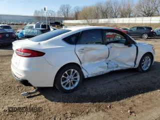 2020 Ford Fusion SE with VIN 3FA6P0HD5LR166862, listed as a Copart auction lot 50536195 with 48,885 mi miles and Salvage Title. Bid and sale history available at carsss.com. Image 3.