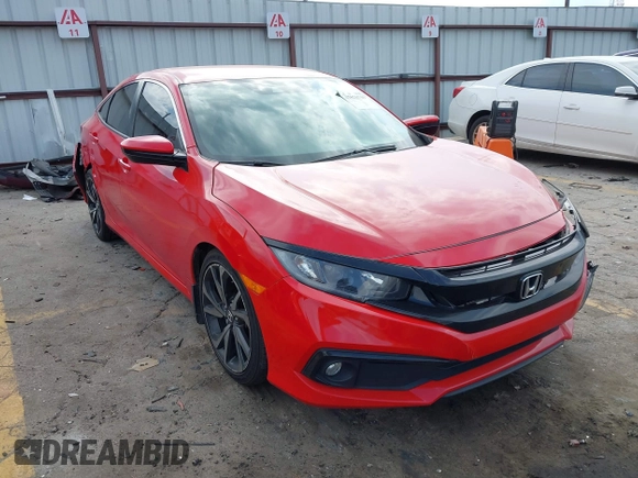 2020 Honda Civic Sedan Sport with VIN 2HGFC2F8XLH562743, listed as a IAAI auction lot 41676749 with 137,890 mi miles. Bid and sale history available at carsss.com. Image 1.
