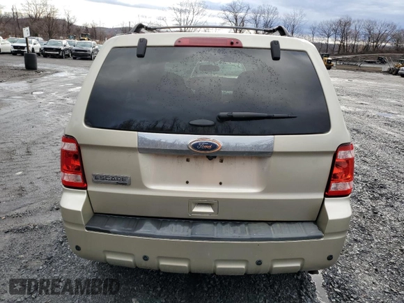 2011 Ford Escape Limited with VIN 1FMCU9E7XBKC01497, listed as a Copart auction lot 47996085 with 127,770 mi miles and Salvage Title. Bid and sale history available at DreamBid. Image 6.