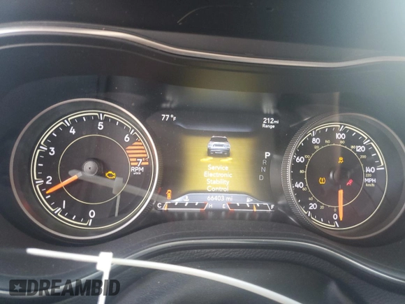 2020 Jeep Cherokee Limited with VIN 1C4PJLDB0LD577357, listed as a Copart auction lot 59257135 with 66,403 mi miles and Non repairable. Bid and sale history available at DreamBid. Image 9.