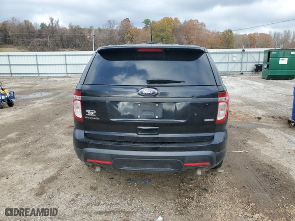 2014 Ford Utility Police Interceptor with VIN 1FM5K8AR4EGB25542, listed as a Copart auction lot 83872124 with 116,771 mi miles and Salvage Title. Bid and sale history available at carsss.com. Image 6.