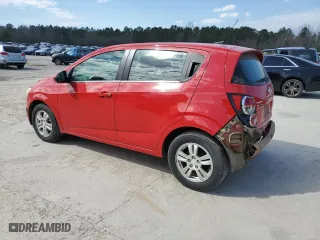 2013 Chevrolet Sonic LT with VIN 1G1JC6SH8D4196861, listed as a Copart auction lot 47163945 with 122,461 mi miles and Salvage Title. Bid and sale history available at carsss.com. Image 2.