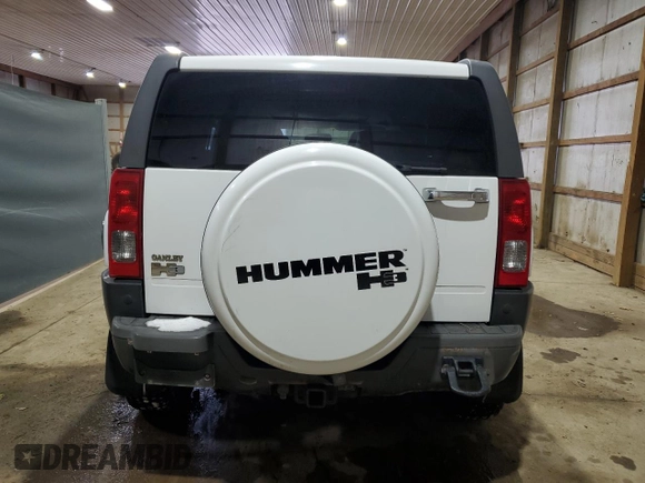 2008 Hummer H3 SUV with VIN 5GTEN13E288136351, listed as a Copart auction lot 42146555 with 164,886 mi miles and Salvage Title. Bid and sale history available at carsss.com. Image 6.