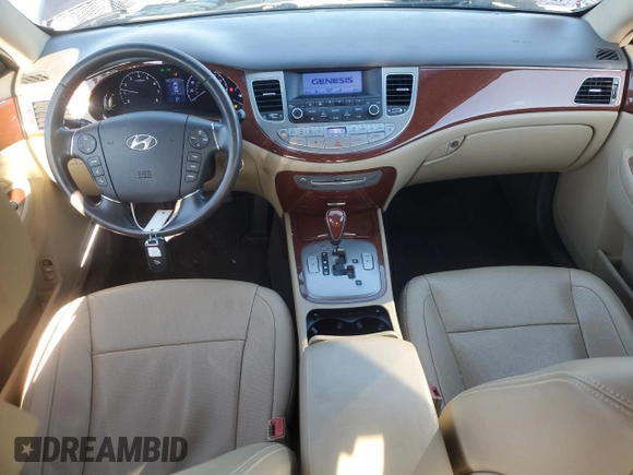2013 Hyundai Genesis 3.8L with VIN KMHGC4DD6DU228895, listed as a Copart auction lot 69304804 with 127,390 mi miles and Clean Title. Bid and sale history available at carsss.com. Image 8.
