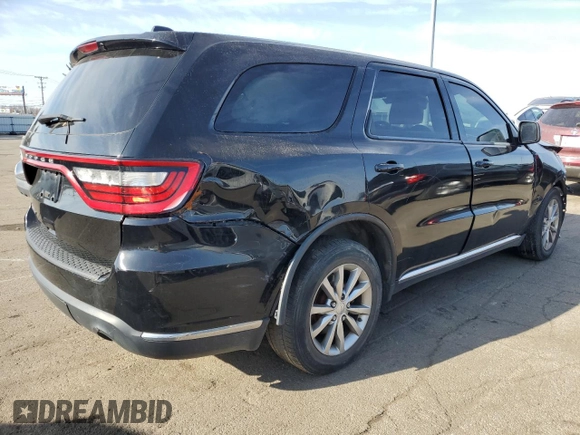 2017 Dodge Durango SXT with VIN 1C4RDHAG7HC838767, listed as a Copart auction lot 48947415 with 186,707 mi miles and Clean title. Bid and sale history available at DreamBid. Image 3.