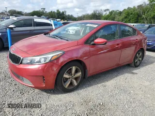 2018 Kia Forte LX with VIN 3KPFL4A77JE257640, listed as a Copart auction lot 51659405 with 132,295 mi miles and Clean Title. Bid and sale history available at carsss.com. Image 1.