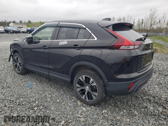 2022 Mitsubishi Eclipse Cross ES with VIN JA4ATUAA0NZ605000, listed as a Copart auction lot 57465995 with 28,712 mi miles and Salvage title. Bid and sale history available at DreamBid. Image 2.