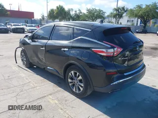 2016 Nissan Murano SV z VIN 5N1AZ2MG4GN150926, wystawiony jako IAAI lot #39758067 z przebiegiem 158 513 mil mil oraz . Historia ofert i sprzedaży dostępna na DreamBid. Obrazek 3.