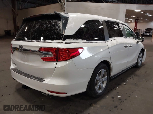 2020 Honda Odyssey EX-L with VIN 5FNRL6H73LB050156, listed as a IAAI auction lot 41567868 with 51,895 mi miles. Bid and sale history available at carsss.com. Image 4.