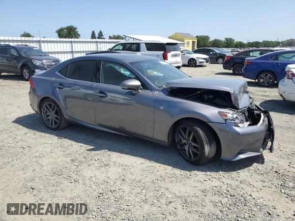 2016 Lexus IS 200t with VIN JTHBA1D21G5028330, listed as a Copart auction lot 54363715 with 119,562 mi miles and Salvage title. Bid and sale history available at DreamBid. Image 4.