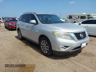 2014 Nissan Pathfinder Platinum z VIN 5N1AR2MNDECU09831, wystawiony jako IAAI lot #42515851 z przebiegiem 109 400 mil mil oraz . Historia ofert i sprzedaży dostępna na DreamBid. Obrazek 1.