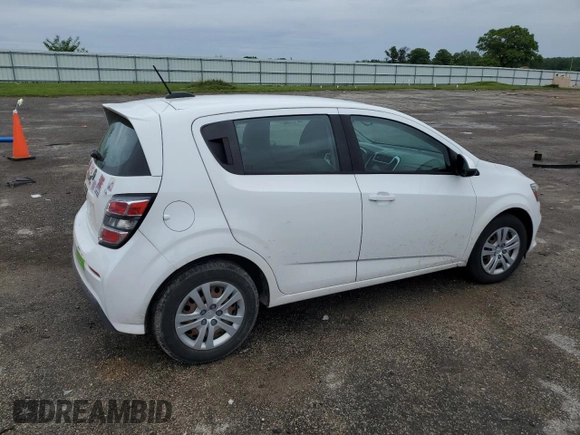2017 Chevrolet Sonic LT with VIN 1G1JG6SH2H4158780, listed as a Copart auction lot 58420075 with 133,590 mi miles and Clean title. Bid and sale history available at DreamBid. Image 3.