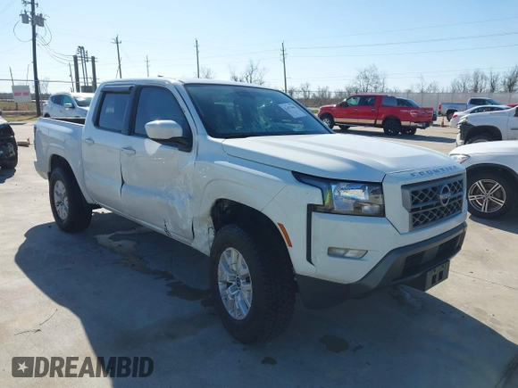 2023 Nissan Frontier SV with VIN 1N6ED1EJ9PN603699, listed as a IAAI auction lot 41677486 with 29,712 mi miles and . Bid and sale history available at DreamBid. Image 1.