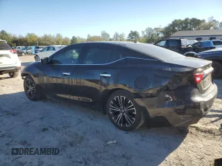 2017 Nissan Maxima SL with VIN 1N4AA6AP3HC385103, listed as a Copart auction lot 49085525 with 91,539 mi miles and Salvage title. Bid and sale history available at DreamBid. Image 2.