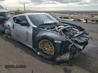 2013 Nissan 370Z with VIN JN1AZ4EH7DM382786, listed as a Copart auction lot 78954654 with 96,789 mi miles and Salvage Title. Bid and sale history available at carsss.com. Image 4.
