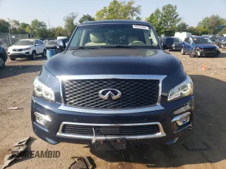 2015 Infiniti QX80 with VIN JN8AZ2NCXF9370986, listed as a Copart auction lot 69823484 with 172,144 mi miles and Salvage Title. Bid and sale history available at carsss.com. Image 5.
