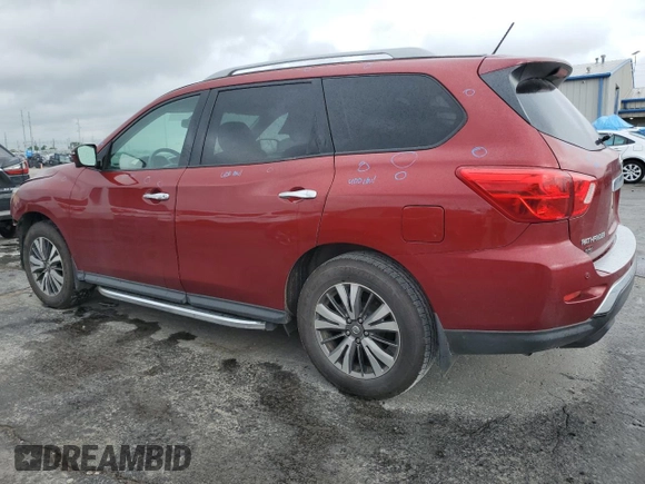 2018 Nissan Pathfinder SL with VIN 5N1DR2MN9JC675625, listed as a Copart auction lot 60612005 with 148,504 mi miles and Salvage title. Bid and sale history available at DreamBid. Image 2.